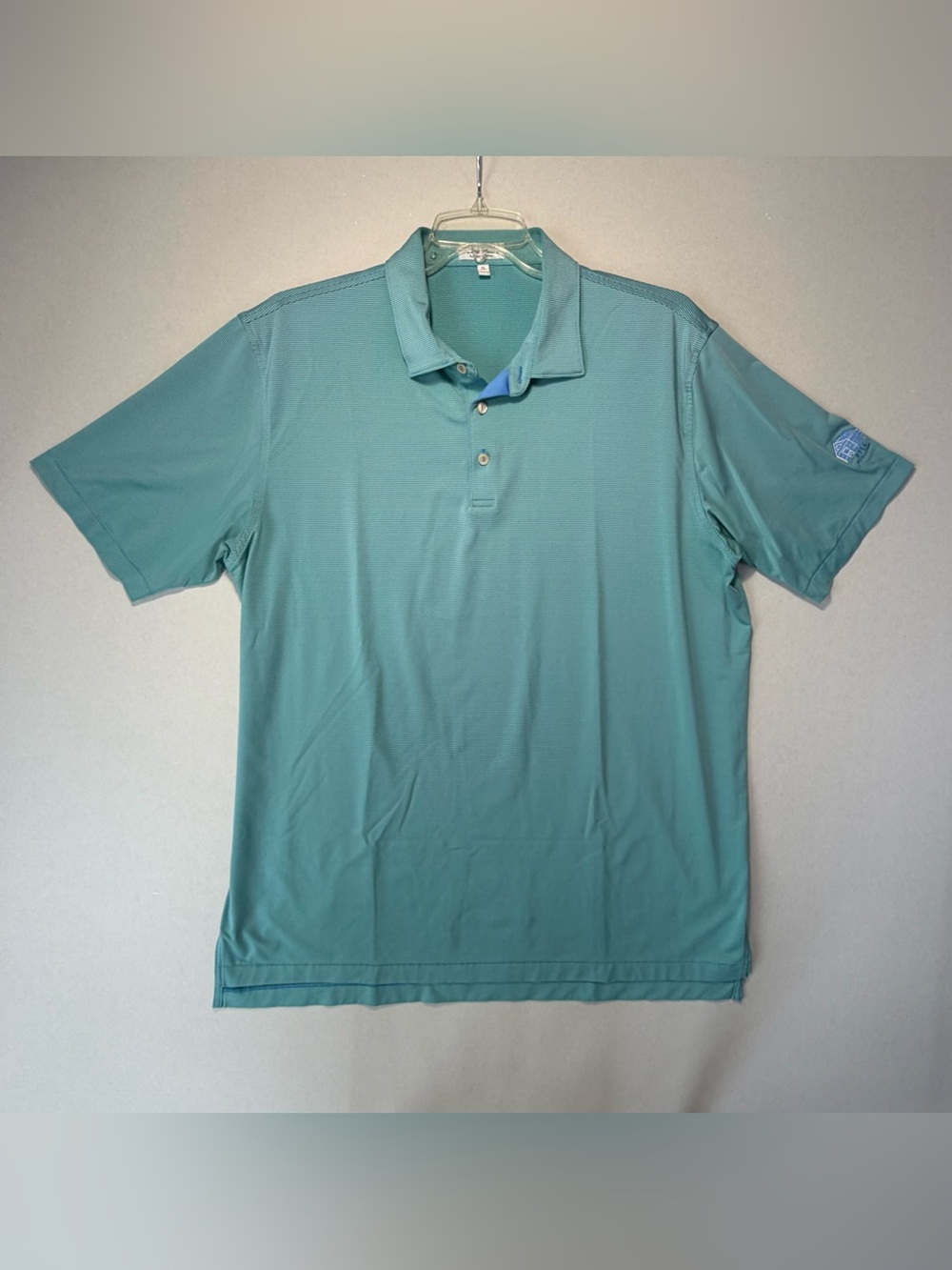 Peter Millar Summer Comfort Polo XL Green Blue #404